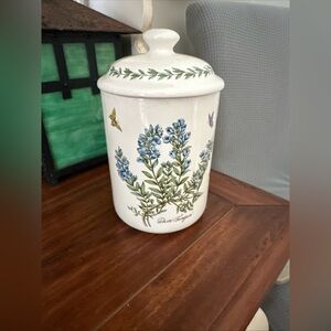 Marino Japan Joive Tanquin wild Flower Canister with top Vintage
